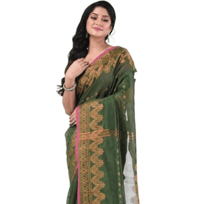 C J Enterprise Women's Kanjivaram Art Silk Saree