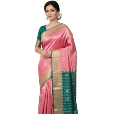 FGF21 Women's Kanjivaram Soft Silk Saree